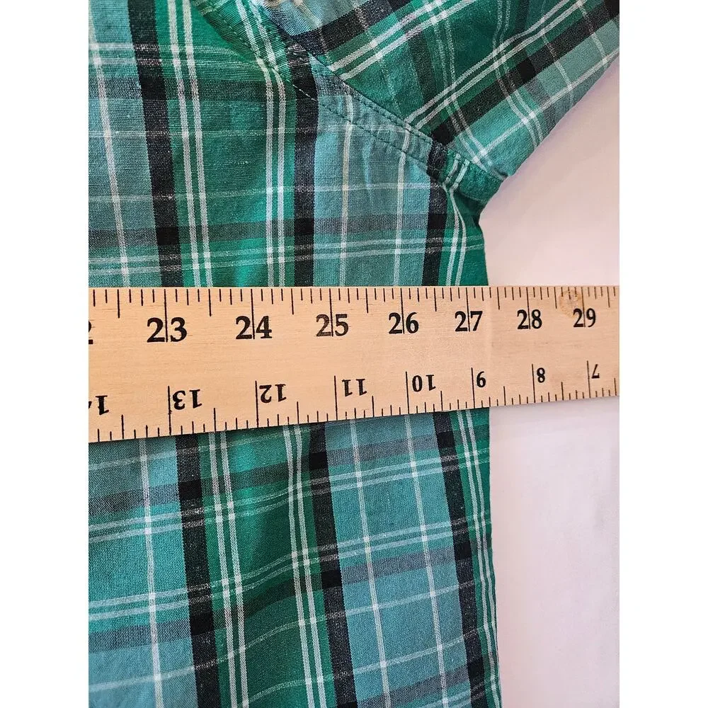 Levi's Long Sleeve Shirts Office Stripes Plaid Button Up Blue Green XXL Bundle